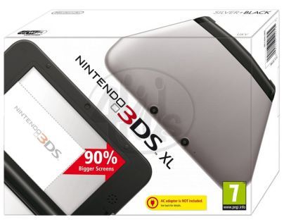 Nintendo 3DS XL Black + Silver