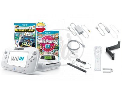 Nintendo Wii U White Basic Pack (8GB) + Nintendoland & Wii Party U