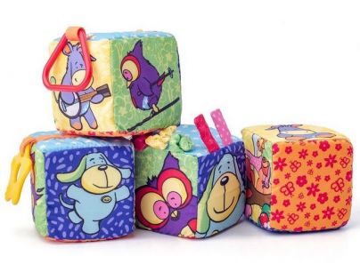 Niny Textilné kocky