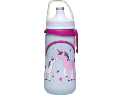 Nip Kids cup fľaša s náustkom jednorožec 330 ml
