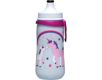 Nip Kids cup fľaša s náustkom jednorožec 330 ml