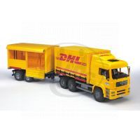 BRUDER 02784 - MAN - Kontejner + vlek DHL 3