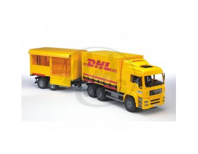 BRUDER 02784 - MAN - Kontejner + vlek DHL