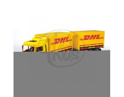 BRUDER 02784 - MAN - Kontejner + vlek DHL