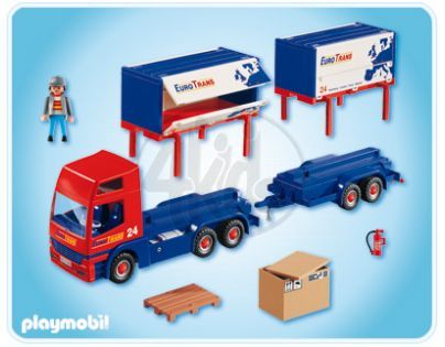 Playmobil 4323 - Nákladní auto s kontejnery