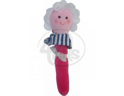 Žížala Julie prstový maňásek plyšový 16cm