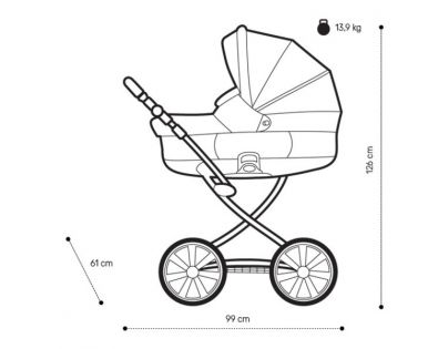 Noordi Kočík Fjordi SP 2v1 Ensign Blue