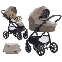 Noordi kočík Fjordi SP 2v1 Leather Melange Carob Noordi kočík Fjordi SP 2v1 Leather Melange Carob