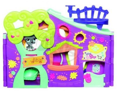 Hasbro 94619 - Littlest PetShop - Hrací set - domeček ve tvaru stromečku