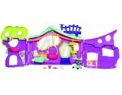 Hasbro 94619 - Littlest PetShop - Hrací set - domeček ve tvaru stromečku