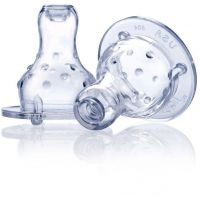 Nuby silikónový cumlík na fľašu štandard masážny nekvapkajúci samoregulačný Nuby silikónový cumlík na fľašu štandard masážny nekvapkajúci samoregulačný