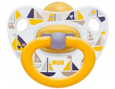 Nuk cumlík ukľudňujúci latexový Happy Kids lodičky