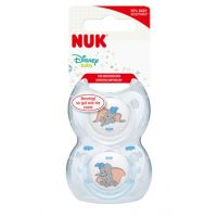 NUK Dudlík Disney Classic SI, V1 0-6m 2 ks v boxu slůně Dumbo 2