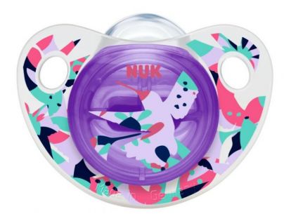 Nuk Dudlík Trendline Adore silikon 6-18m - Fialový