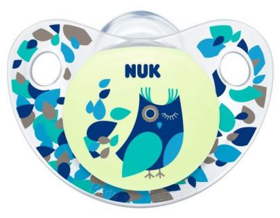 Nuk Dudlík Trendline Den a Noc silikon 6-18m - Sova
