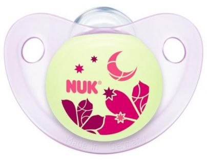 Nuk Dudlík Trendline Den/Noc latex 6-18m - Měsíc