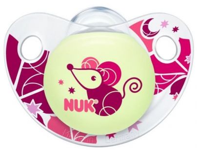 Nuk Dudlík Trendline Den/Noc latex 6-18m - Myška
