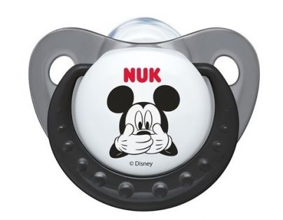 Nuk Dudlík Trendline Disney Mickey 0-6m - Šedý