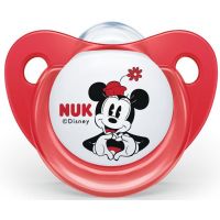 Nuk Dudlík Trendline Disney Mickey SI, V1 0-6m Červený Mickey Mouse Nuk Dudlík Trendline Disney Mickey SI, V1 0-6m Červený Mickey Mouse
