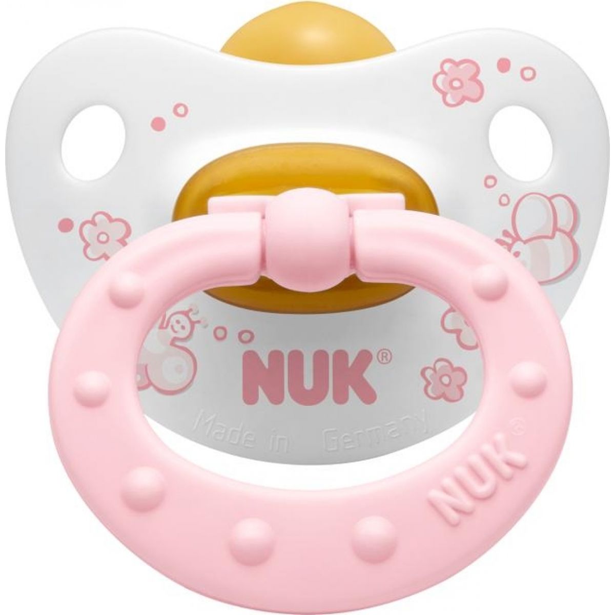 NUK Dudlík Classic růžový 6-18m - latex