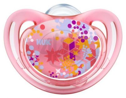 Nuk Dudlík Freestyle 0-6m - Světle růžový