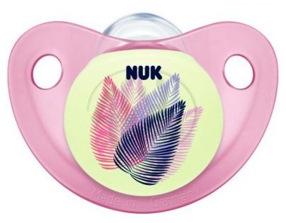 Nuk Dudlík Trendline Den a Noc silikon 0-6m - Peří