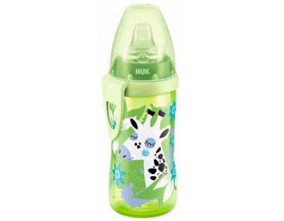 Nuk FC Active Cup Lahev 300 ml - Zelená se žirafou