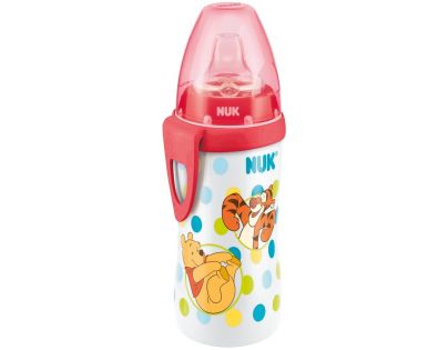 Nuk Medvídek Pú FC Láhev Active Cup Disney 300 ml SI - Červená