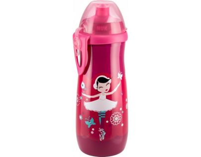 Nuk FC Láhev Sports Cup 450 ml SI - Růžová