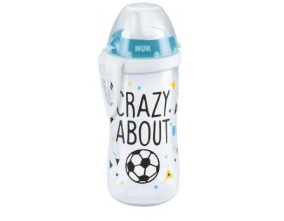 NUK First Choice Kiddy Cup láhev 300 ml fotbalová edice