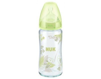 Nuk First Choice Láhev sklo 240ml - Zelená