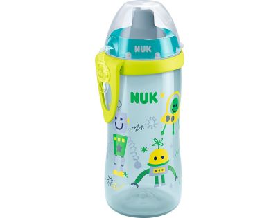 Nuk Láhev Flexi Cup 300ml Zelený mimozemšťan
