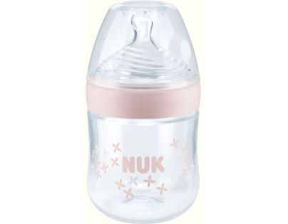 Nuk kojenecká láhev Nature Sense silikon růžová 150 ml