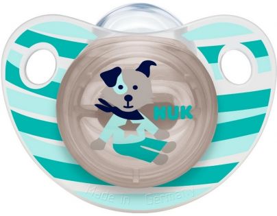 Nuk Ortodontický dudlík Trendline Adore silikon 6-18m - Pejsek
