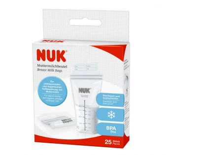 Nuk Sáčky na mateřské mléko 25 ks