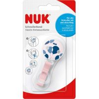 Nuk Stuha na dudlík s klipem modré balónky 2