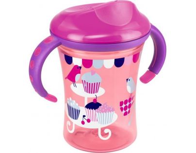 Nuk TC Hrnek na učení II 250ml - Růžovo-fialový