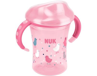 Nuk Easy Learning hrnek na učení 2 s držátky 250ml růžová