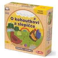 O kohútikovi a sliepočke - skladačka s rozprávkou 2