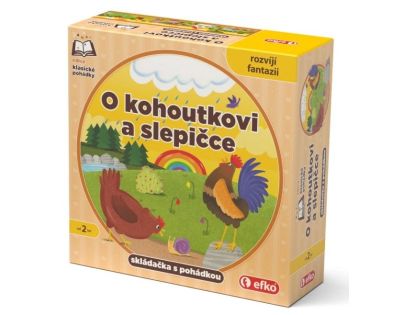 O kohútikovi a sliepočke - skladačka s rozprávkou