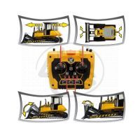 Obří buldozer s radlicí na kabel 50cm Dickie 4