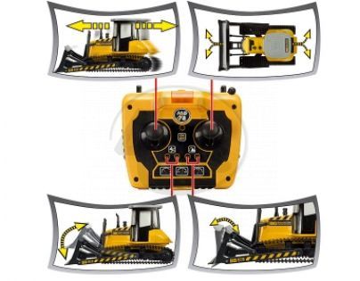 Obří buldozer s radlicí na kabel 50cm Dickie