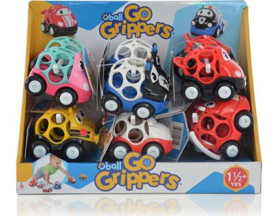 Oball Autíčko Oball Go Grippers Ružové