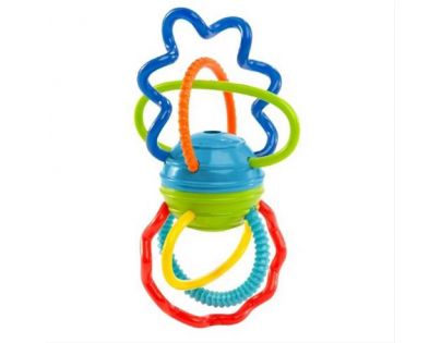 Hryzačka Bright Starts - Oballo Clickit Twist, 3m +