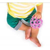 Oball Loptička Oball Rattle 10 cm ružová 2