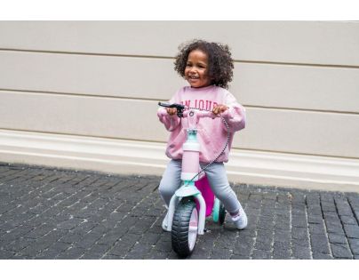 MoMi Elios Odrážadlo a kolobežka 2 v 1 ružová