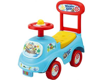 Odrážadlo auto modré výška sedadla 20 cm