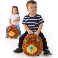 Odrážadlo Funny Wheels Rider Ride-On levíček 50 cm plyšový modrý 6