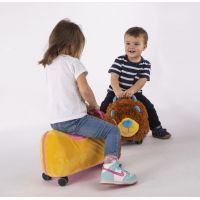 Odrážadlo Funny Wheels Rider Ride-On levíček 50 cm plyšový ružový 6