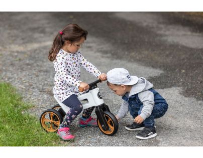 Odrážadlo Funny Wheels Rider SuperSport biele 2v1